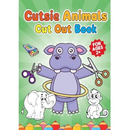 Cutsie Animals - Cut Out Book - Dhr Hugo Elena