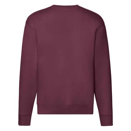 Fruit of the Loom Heren Premium Drop Shoulder Sweatshirt (Bourgondië)