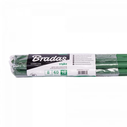 Bradas TYP20180 Serie - Stalen Tuinstok - 20mm x 180cm - Groen - Weerbestendig