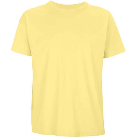 SOLS Heren Boxy Organic Oversized T-shirt (Lichtgeel)