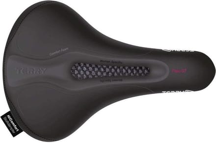 Terry zadel Fisio GT Max dames zwart - ZDT163