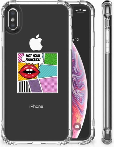 Apple iPhone X | Xs Anti Shock Bumper Case Popart Princess