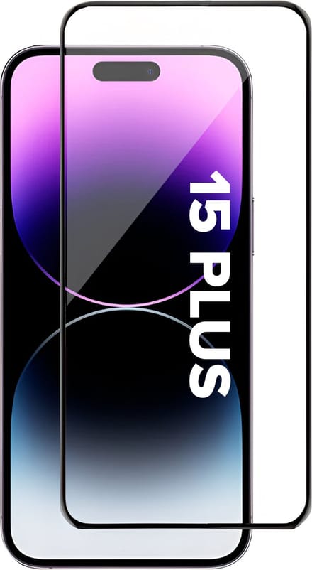 Premium Beschermglas - Geschikt voor iPhone 15 Plus - Screenprotector - Gehard Glas