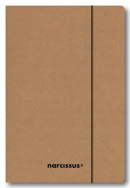 Narcissus ECO KRAFT Map met Elastische Sluiting - A4