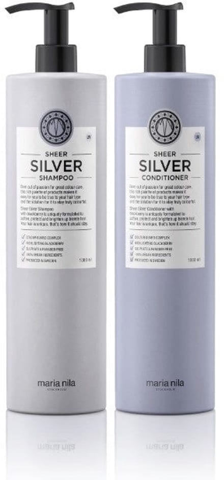 Maria Nila - Sheer Silver Care Set XL - 2x1000ml