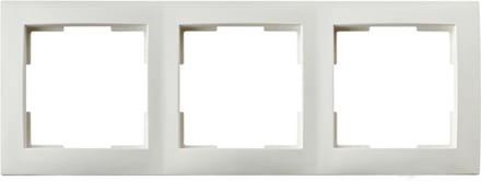 ION industries E1 afdekraam 3-voudig alpin wit mat (80.302.315)