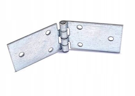 Zilveren Stalen scharnier 45x150x2mm - 2mm dik