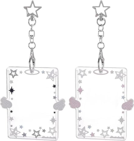 Fotokaarthouder - ID Kaarthouder - Kaarten Beschermen - Engelenvleugel Design - 10 x 8.9 cm - Gemengde kleuren