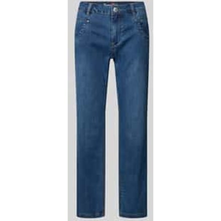 straight fit jeans met steekzakken