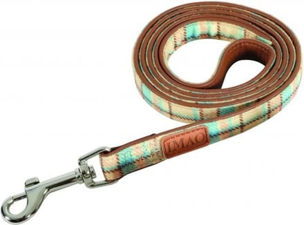 Zolux hondenriem imao scott blauw / beige (120X1,5 CM)