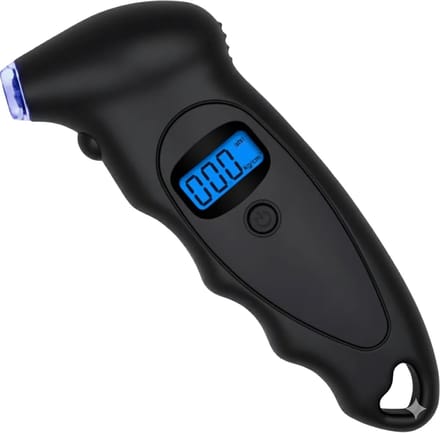 Garpex® Bandenspanningsmeter - Bandendrukmeter - Ingebouwde Zaklamp - Digitaal - Drukmeter