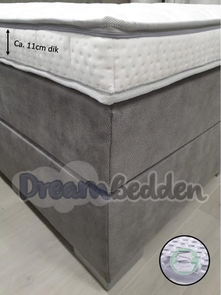Micropocketvering Topper 200x200 HR55 schuim ca. 12 cm dik Medium.
