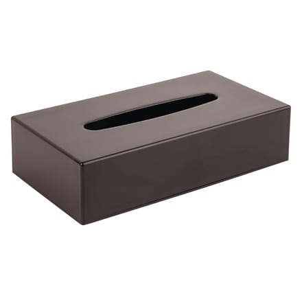 Bolero Rechthoekige Tissue Houder Zwart