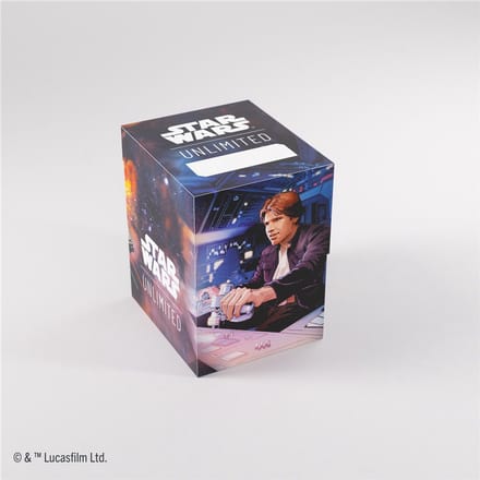Star Wars Unlimited Soft Crate Han Solo/Millenium Falcon - Deckbox - Tokenbox - voor Star Wars Unlimited - Gamegenic
