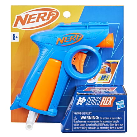 NERF N Series Flex - Speelgoedblaster - Inclusief 2 Officiële Nerf N1 Darts