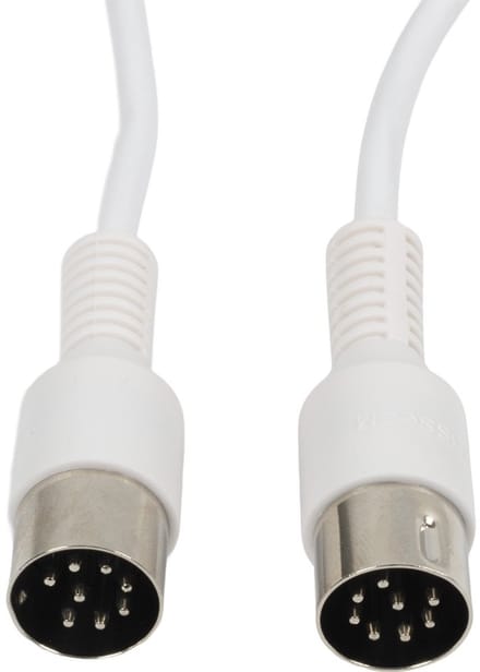 BOSSCOM DIN 8-pins / Powerlink PL8 kabel voor B&O | wit | 0,30 meter