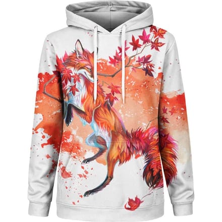 "Japanese Maple Fox" Hoodie