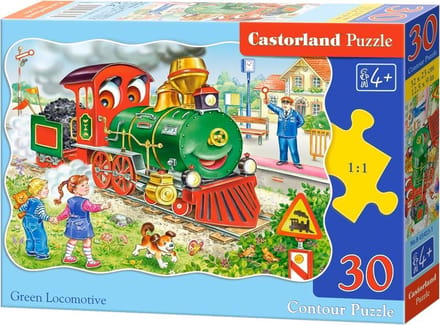 Green Locomotive - 30 stukjes