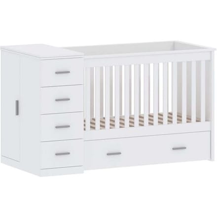 Born Lucky combi ledikant Memphis White unisex