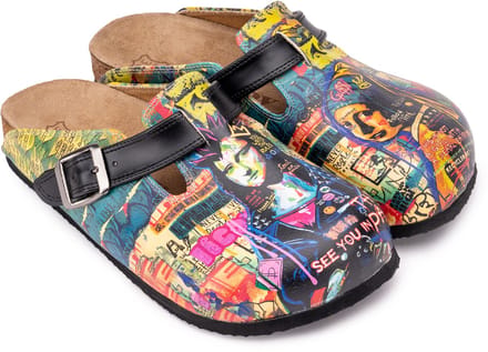 Goby – Urban Pop Dames Clogs – Vegan – Handmade – Maat 42
