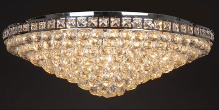 Lumilamp Kroonluchter Ø 80x27 cm Transparant IJzer