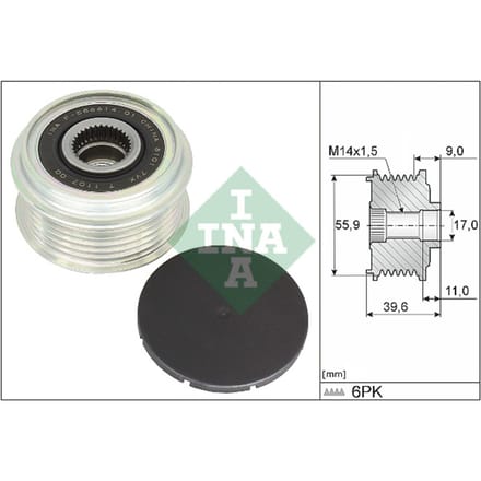 Schaeffler Ina Generator vrijloop INA 535 0340 10