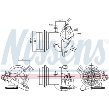 UitlaatgasRadiator NISSENS 989424