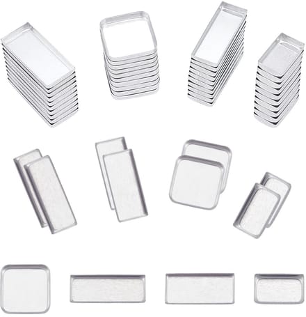 Dailygoods- Oogschaduwpan 80 Stuks - Aluminium - Compact - Hervulbare Container - Organizer - Duurzaam Materiaal - Make-up Pan