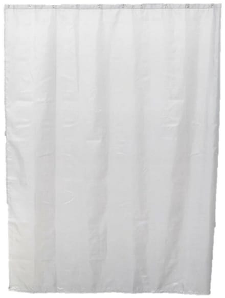 Tendance Douchegordijn Basic Elegance - met ringen - wit - polyester - 180 x 200 cm - wasbaar