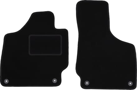 Zwarte veloursmatten voor: Audi TT I 8N cabrio, roadster, coupé (1998-2006)