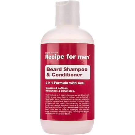 Recipe For Men - Verzorgende Baardshampoo en Conditioner in één - Beard Shampoo & conditioner 250ml