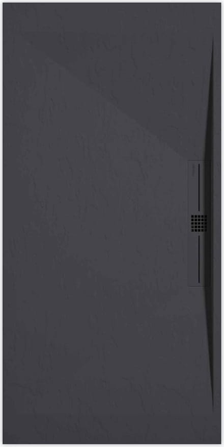 Sanifun douchebak Stone Side Anthraciet Slate 1100 x 700 P