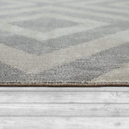 Binnen- en buitenkleed Saga wit 160 cm rond