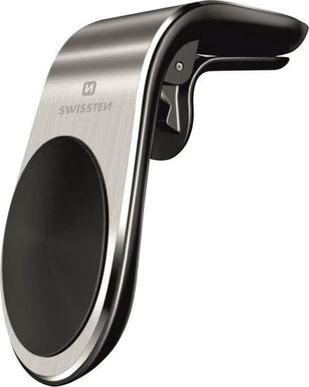 Swissten Telefoonhouder Auto Magneet S-Grip Ventilatierooster - Zilver