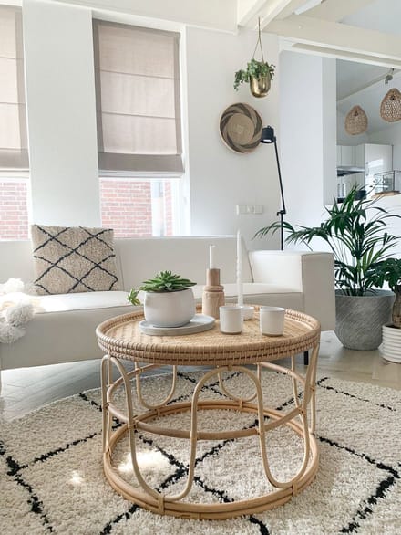 Rotan Salontafel Bibbi - Ø72xH46 cm