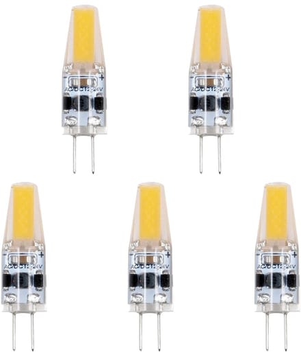 SPL G4 LED Lamp 1.5W Dimbaar - Warm Wit - 160lm - T10 - 5 Stuks