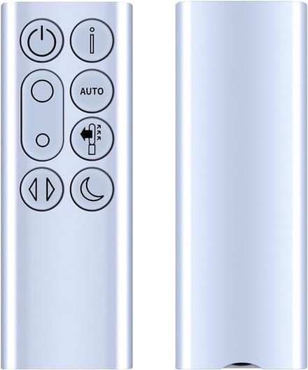 Fernbedienung Geeignet für Dyson TP04 TP06 TP07 TP09 TP7A DP04 Pure Purifier Cool - Silber Fernbedienung