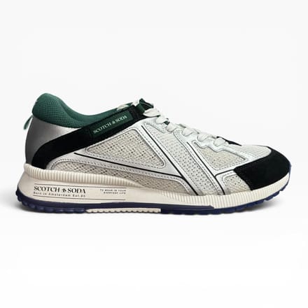 Scotch & Soda - Vivex - Sneakers - Wit / Blauw - Maat 42