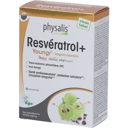 Physalis Resveratrol+ 2x15 Gecomprimeerde tabletten
