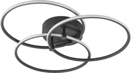 HighLight plafondlamp Circles - zwart