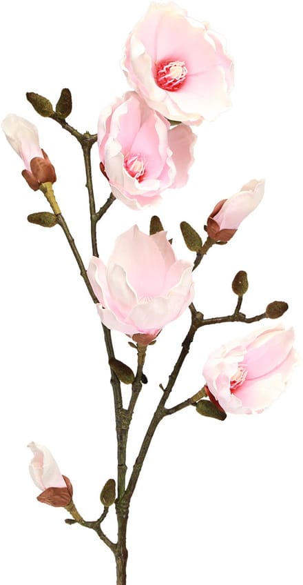Kunstmatige Magnolia Tak Roze Bloemen Ø8cm L100cm