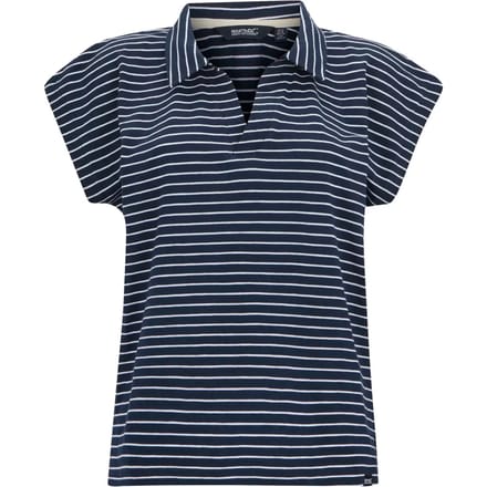 Dames Lorana T-shirt met kraag en korte mouwen