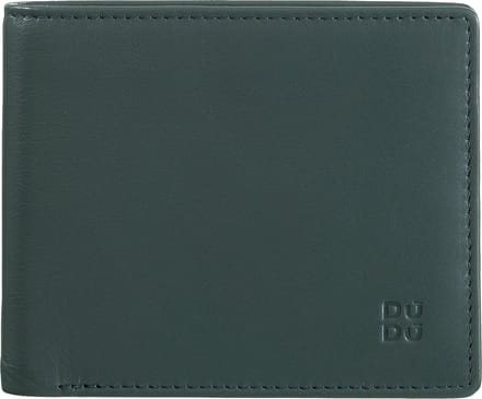 DuDu Azzorre Portemonnee RFID-bescherming Leder 11 cm - Jongens - Horizontaal - mangrove