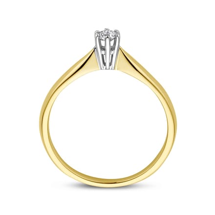 Ring Diamant 0.10ct H Si