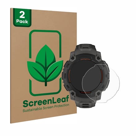 2 Stuks Screenprotector voor Garmin Instinct E (45 mm) - Hoogwaardige Beschermfolie transparant