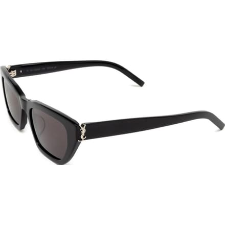 Saint Laurent Ysl Logo Onregelmatig Montuur Zonnebril Unisex Zonnebril Zwart SLM127F001 Basic Packaging-Eyeglass Case black