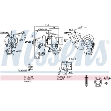 Supercharger, drukvulling NISSENS 93232