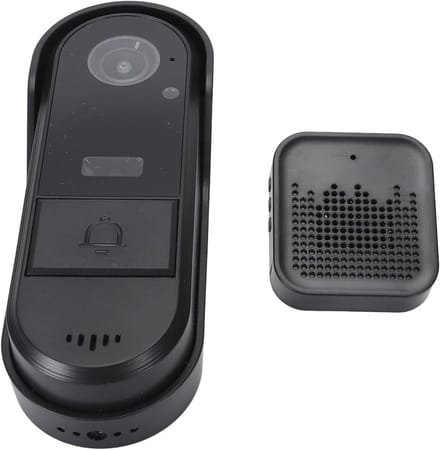 Draadloze Deurbel Camera - Video Intercom - Veiligheid Thuis - Tweeweg Audio - 1000mAh Batterij - Zwart