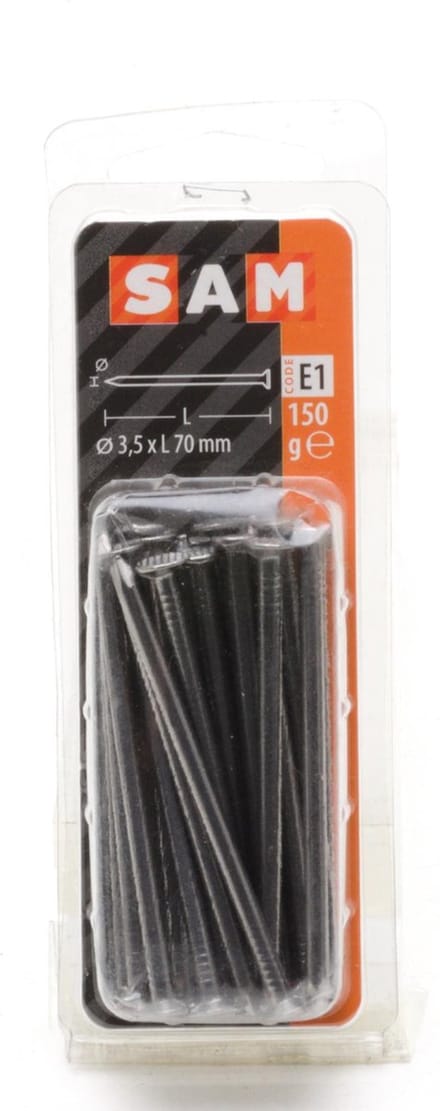 SAM Nagel platte kop  3,5x70mm 150 gram