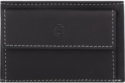 Esquire Dallas Portemonnee RFID Leer 10 cm - Jongens - Horizontaal - schwarz